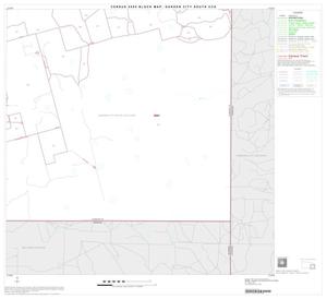 2000 Census County Subdivison Block Map: Garden City South CCD, Texas, Block 6