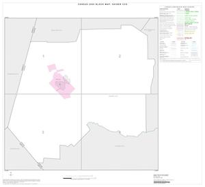 2000 Census County Subdivison Block Map: Shiner CCD, Texas, Index
