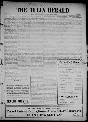 The Tulia Herald (Tulia, Tex), Vol. 11, No. 3, Ed. 1, Friday, January 16, 1920