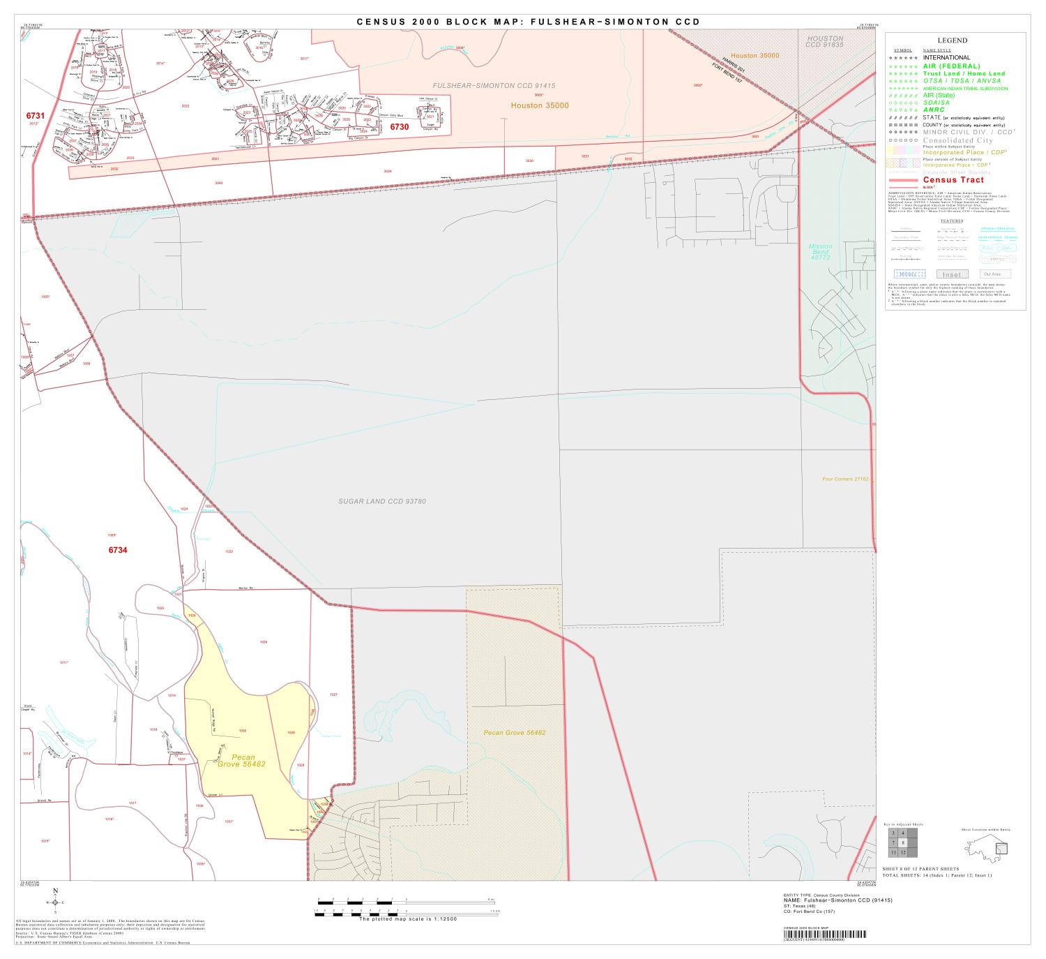 2000 Census County Subdivison Block Map: Fulshear-Simonton CCD, Texas, Block 8
                                                
                                                    [Sequence #]: 1 of 1
                                                