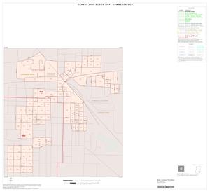 2000 Census County Subdivison Block Map: Commerce CCD, Texas, Inset A01