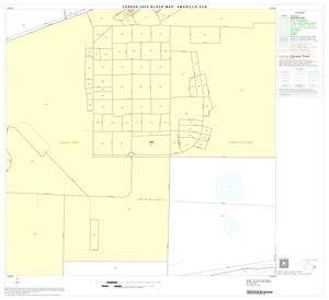 2000 Census County Subdivison Block Map: Amarillo CCD, Texas, Block 21
