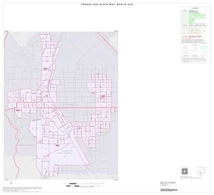 2000 Census County Subdivison Block Map: Marlin CCD, Texas, Inset A01