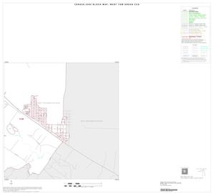 2000 Census County Subdivison Block Map: West Tom Green CCD, Texas, Inset A04