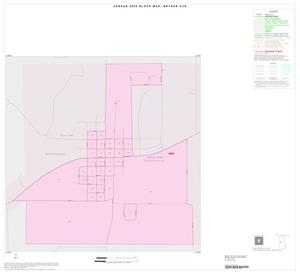 2000 Census County Subdivison Block Map: Bryson CCD, Texas, Inset A01