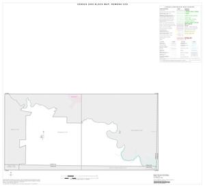 2000 Census County Subdivison Block Map: Rowena CCD, Texas, Index