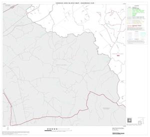 2000 Census County Subdivison Block Map: Oakwood CCD, Texas, Block 3
