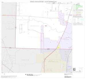 2000 Census County Subdivison Block Map: Justin-Roanoke CCD, Texas, Block 7