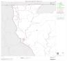 Map: 2000 Census County Subdivison Block Map: Sabinal CCD, Texas, Block 1