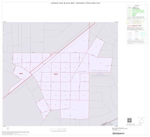 2000 Census County Subdivison Block Map: Gregory-Portland CCD, Texas, Inset B01