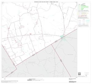 2000 Census County Subdivison Block Map: Hamilton CCD, Texas, Block 10