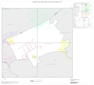 2000 Census County Subdivison Block Map: Guadalupe West CCD, Texas, Index