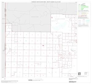 2000 Census County Subdivison Block Map: South Sand Hills CCD, Texas, Block 1