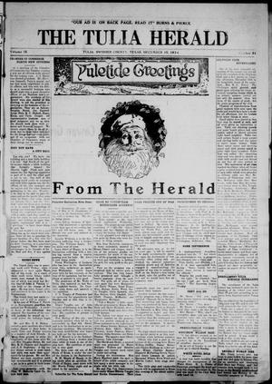 The Tulia Herald (Tulia, Tex), Vol. 15, No. 51, Ed. 1, Friday, December 19, 1924