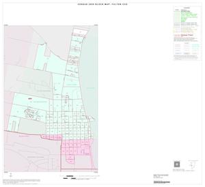 2000 Census County Subdivison Block Map: Fulton CCD, Texas, Inset B01
