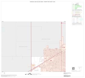 2000 Census County Subdivison Block Map: Perryton East CCD, Texas, Inset A01