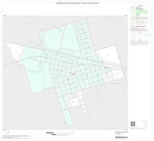 2000 Census County Subdivison Block Map: Chillicothe CCD, Texas, Inset A01