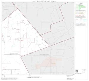 Primary view of object titled '2000 Census County Subdivison Block Map: Three Rivers CCD, Texas, Block 2'.
