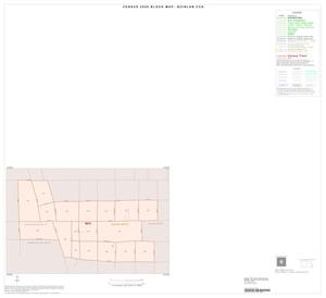 2000 Census County Subdivison Block Map: Quinlan CCD, Texas, Inset A01