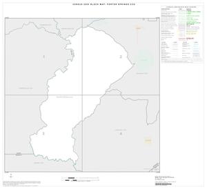 2000 Census County Subdivison Block Map: Porter Springs CCD, Texas, Index