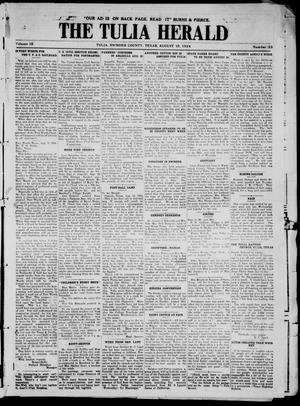 The Tulia Herald (Tulia, Tex), Vol. 15, No. 33, Ed. 1, Friday, August 15, 1924