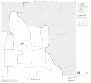 2000 Census County Subdivison Block Map: Leonard CCD, Texas, Block 3