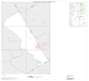 2000 Census County Subdivison Block Map: Oglesby CCD, Texas, Index