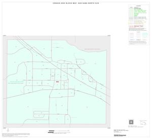 2000 Census County Subdivison Block Map: San Saba North CCD, Texas, Inset A01