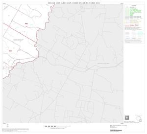 2000 Census County Subdivison Block Map: Cedar Creek-Red Rock CCD, Texas, Block 9