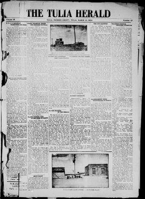 The Tulia Herald (Tulia, Tex), Vol. 15, No. 12, Ed. 1, Friday, March 21, 1924