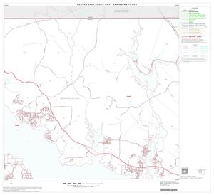 2000 Census County Subdivison Block Map: Marion West CCD, Texas, Block 2
