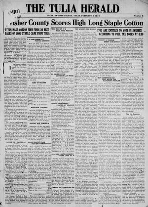 The Tulia Herald (Tulia, Tex), Vol. 15, No. 5, Ed. 1, Friday, February 1, 1924