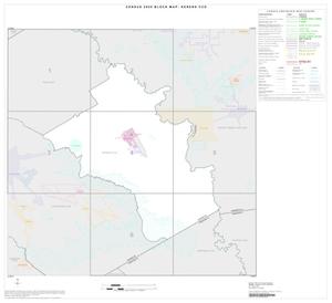 2000 Census County Subdivison Block Map: Kerens CCD, Texas, Index
