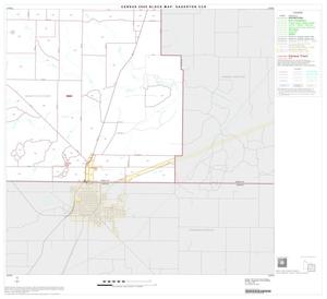 2000 Census County Subdivison Block Map: Sagerton CCD, Texas, Block 4