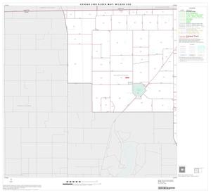 2000 Census County Subdivison Block Map: Wilson CCD, Texas, Block 1
