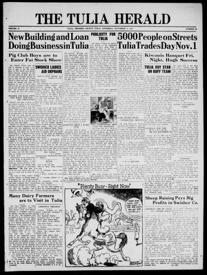 The Tulia Herald (Tulia, Tex), Vol. 18, No. 44, Ed. 1, Thursday, November 3, 1927