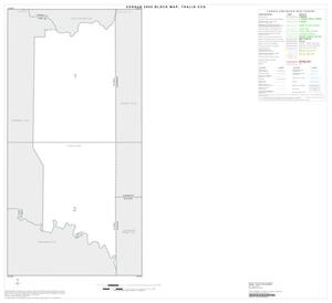 2000 Census County Subdivison Block Map: Thalia CCD, Texas, Index