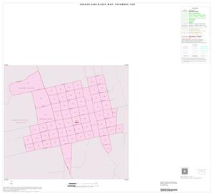 2000 Census County Subdivison Block Map: Skidmore CCD, Texas, Inset A01