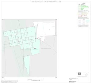 2000 Census County Subdivison Block Map: Mount Enterprise CCD, Texas, Inset A01