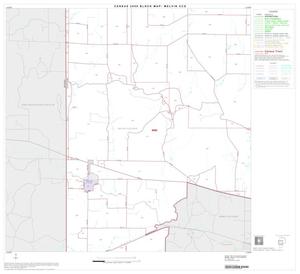 2000 Census County Subdivison Block Map: Melvin CCD, Texas, Block 3