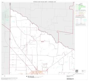 2000 Census County Subdivison Block Map: Leonard CCD, Texas, Block 1