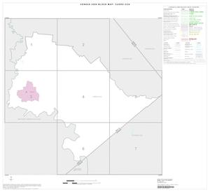 2000 Census County Subdivison Block Map: Cuero CCD, Texas, Index