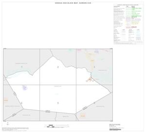 2000 Census County Subdivison Block Map: Dawson CCD, Texas, Index