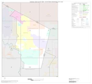 2000 Census County Subdivison Block Map: Stafford-Missouri City CCD, Texas, Index
