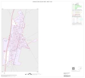 2000 Census County Subdivison Block Map: West CCD, Texas, Inset A01