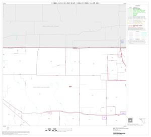 2000 Census County Subdivison Block Map: Cedar Creek Lake CCD, Texas, Block 3
