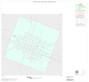 2000 Census County Subdivison Block Map: Waelder CCD, Texas, Inset A01