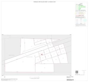 2000 Census County Subdivison Block Map: D'Hanis CCD, Texas, Inset A01