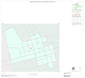 2000 Census County Subdivison Block Map: Granbury West CCD, Texas, Inset A01