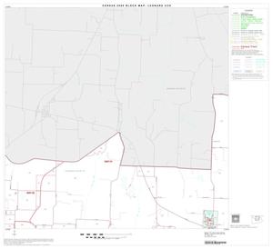 2000 Census County Subdivison Block Map: Leonard CCD, Texas, Block 2